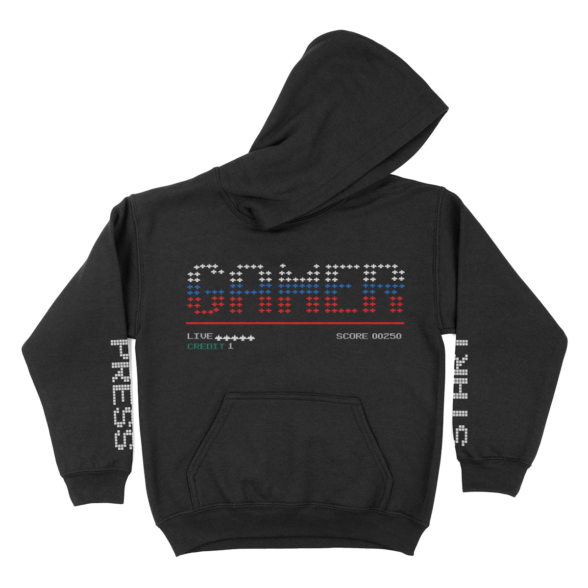 Gamer Black Fleece Long Sleeve Hoodie