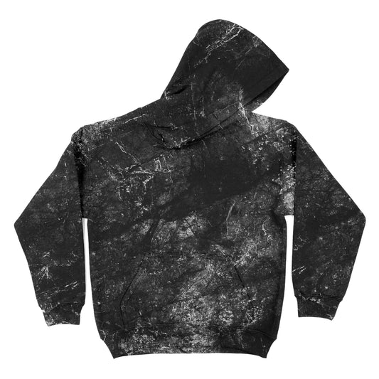 Personalized Name White and Black Fleece Long Sleeve Hoodie Tee Shirt