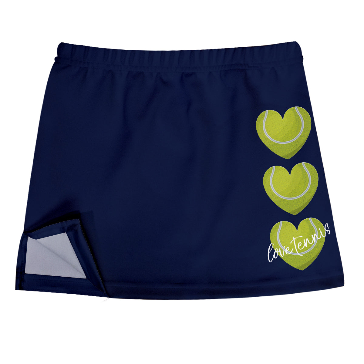 Love Tennis Navy Skort with Side Vents