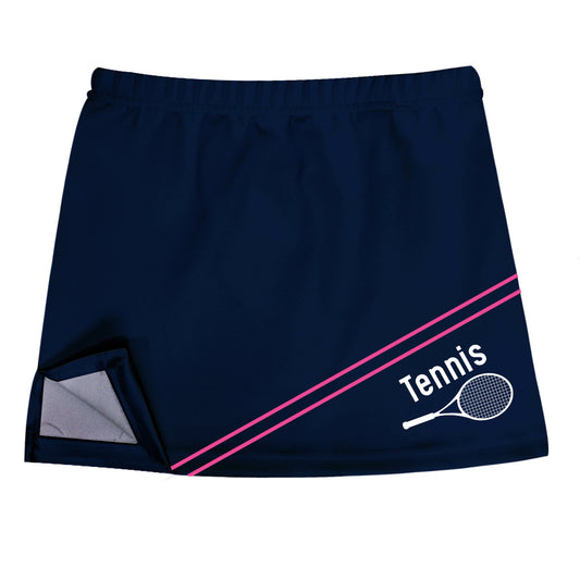 Tennis Navy Skort With Side Vents