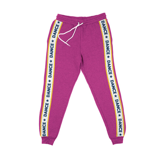 Dance Stripes Hot Pink Jogger