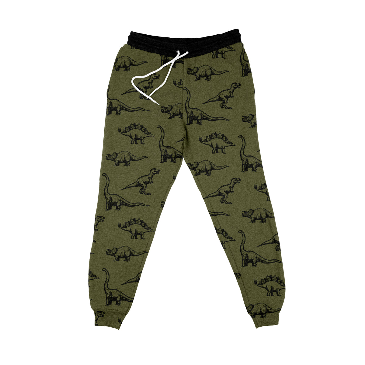 Dinosaurs Print Green Jogger