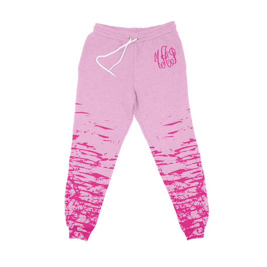 Personalized Monogram Pink Jogger