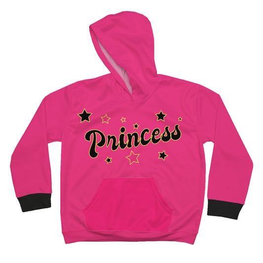 Princess Hot Pink Heavy Weight Performance 4-way Stretch Hoodie