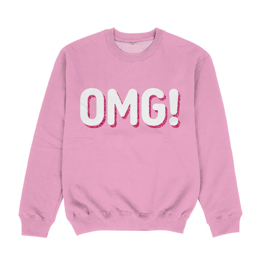 OMG Pink Crewneck Sweatshirt