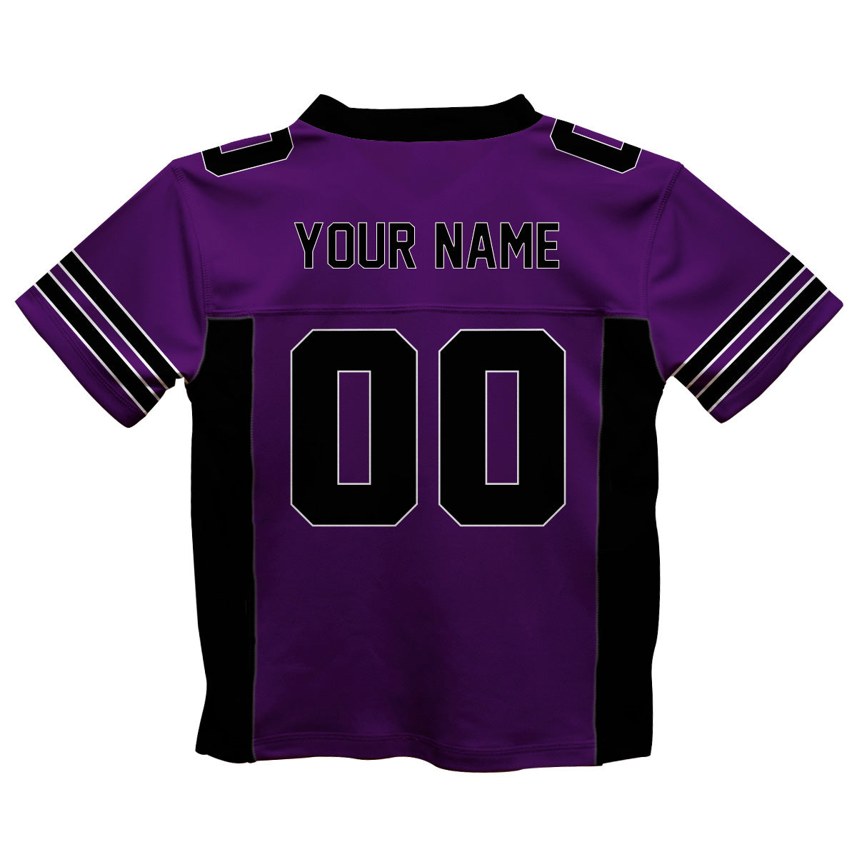 Personalized Name and Number Red and Black Fashion Football T-Shirt - Wimziy&Co.