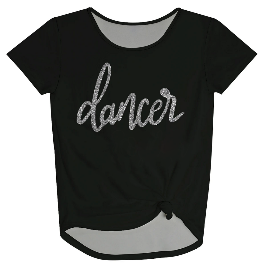 Dancer Name Black Knot Top - Wimziy&Co.