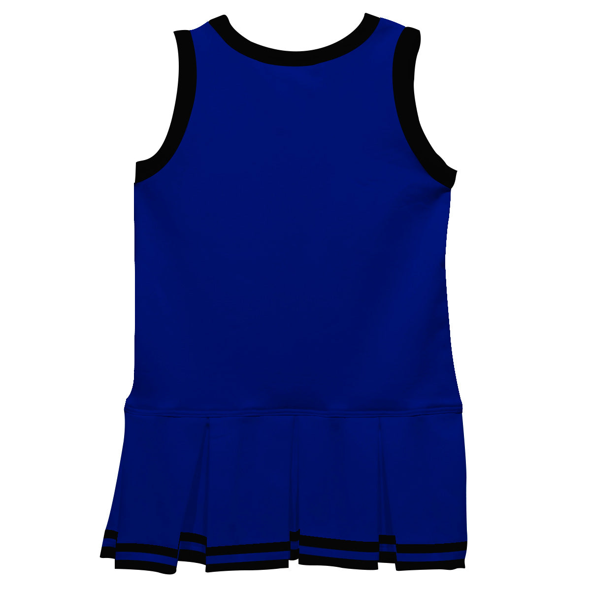 Royal Black Sleeveless Cheerleader Dress - Wimziy&Co.
