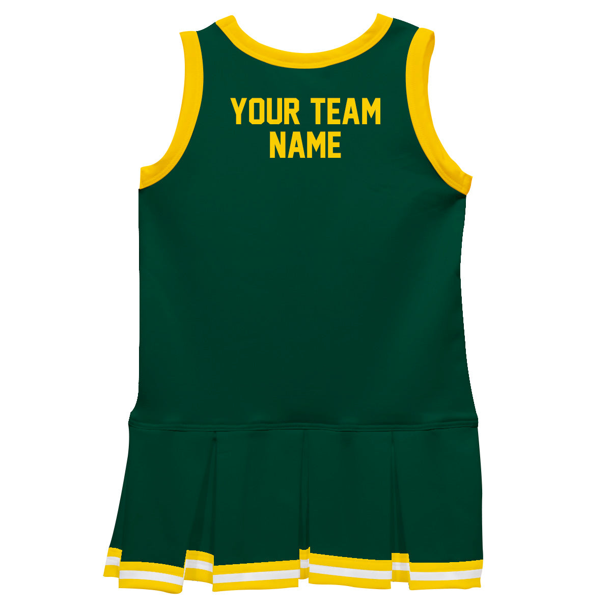 Purple Gold Sleeveless Gril Cheerleader Dress V2 - Wimziy&Co.