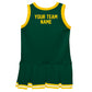 Maroon Gold Sleeveless Cheerleader Dress V2 - Wimziy&Co.
