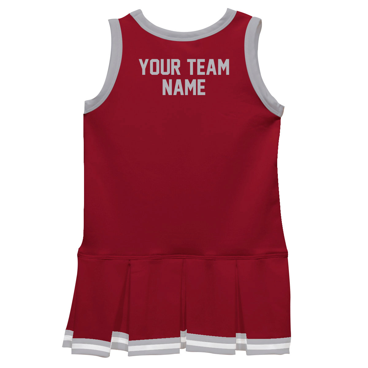 Red Yellow Sleeveless Girl  Cheerleader Dress - Wimziy&Co.