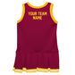 Royal Gray Sleeveless Girl Cheerleader Dress - Wimziy&Co.