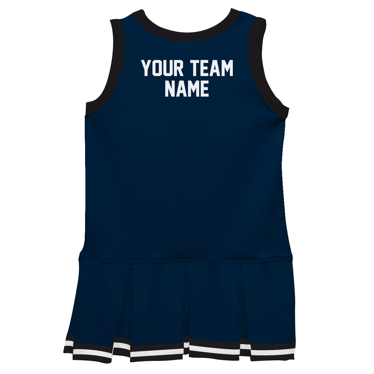 Royal Orange Sleeveless Girl Cheerleader Dress - Wimziy&Co.