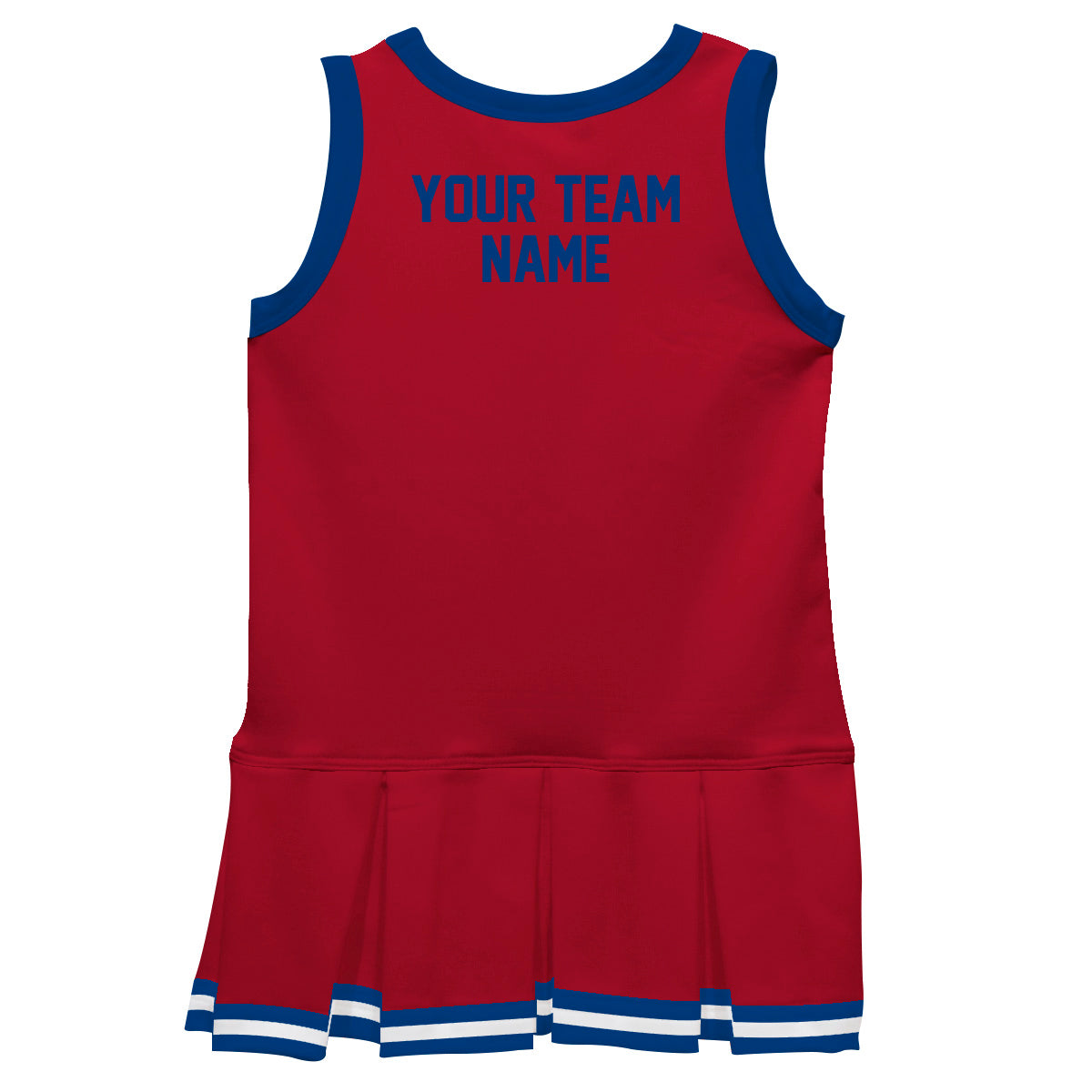 Royal Orange Sleeveless Girl Cheerleader Dress - Wimziy&Co.