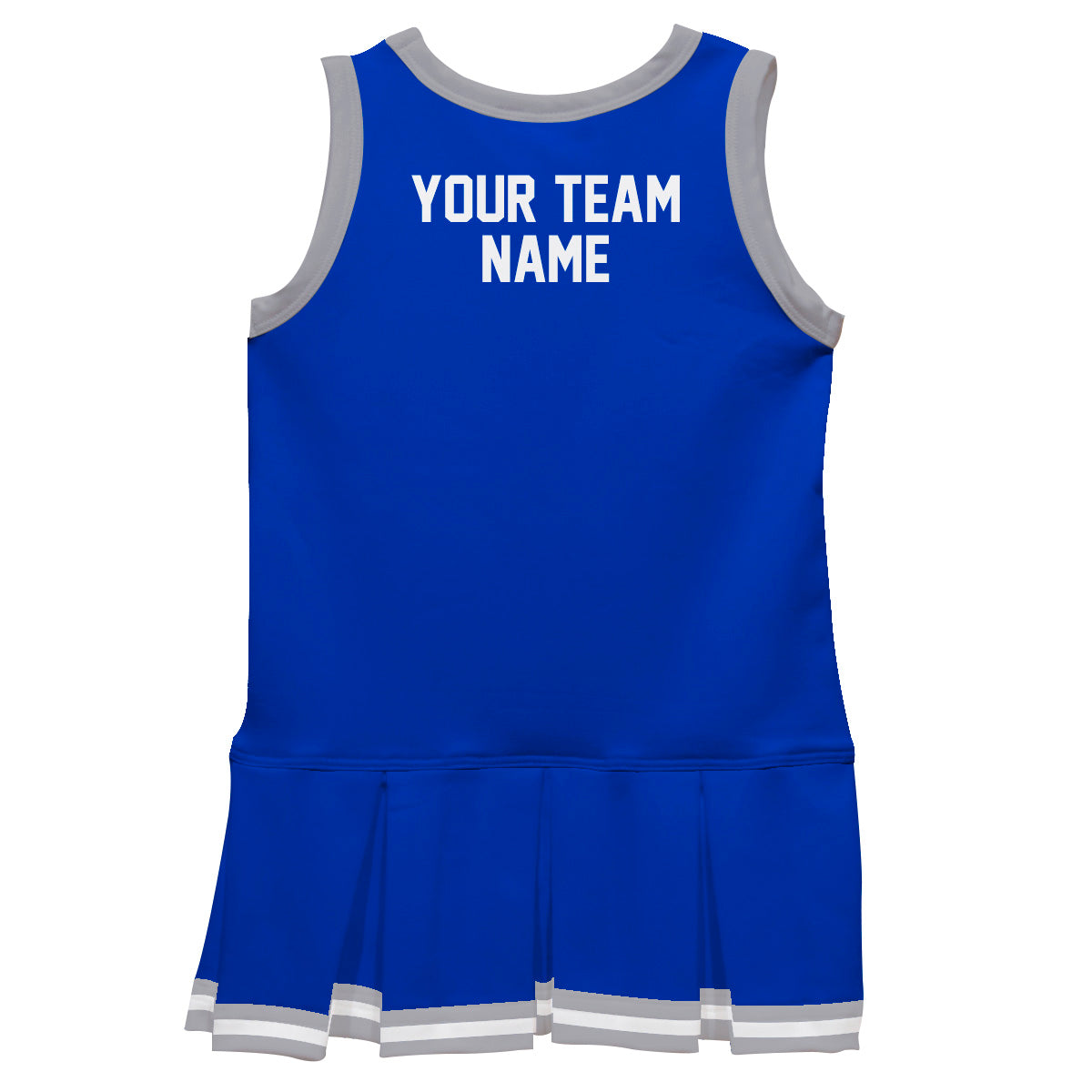 Royal Orange Sleeveless Girl Cheerleader Dress - Wimziy&Co.