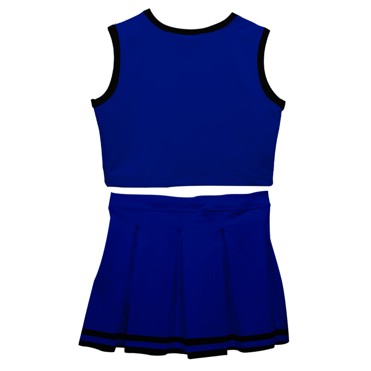 Navy & Black Sleeveless Cheerleader Set - Wimziy&Co.