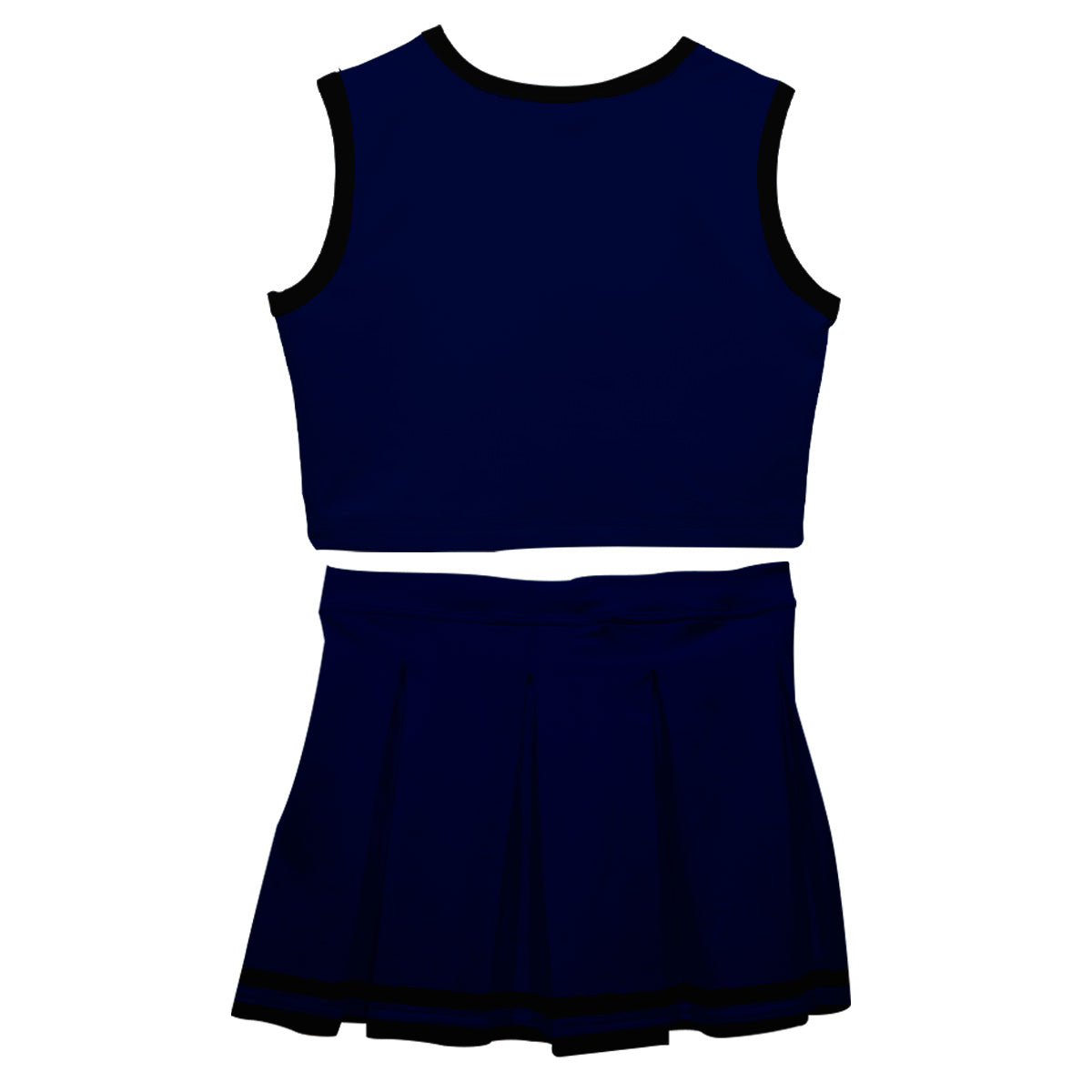 Orange & Black Sleeveless Cheerleader Set - Wimziy&Co.