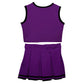 Royal  Gold & White Sleeveless Cheerleader Set - Wimziy&Co.