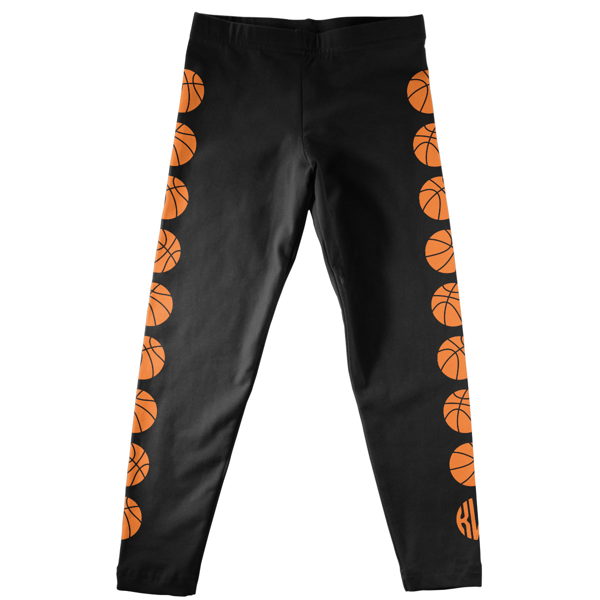 Basketball Ball Monogram Black Leggingsa