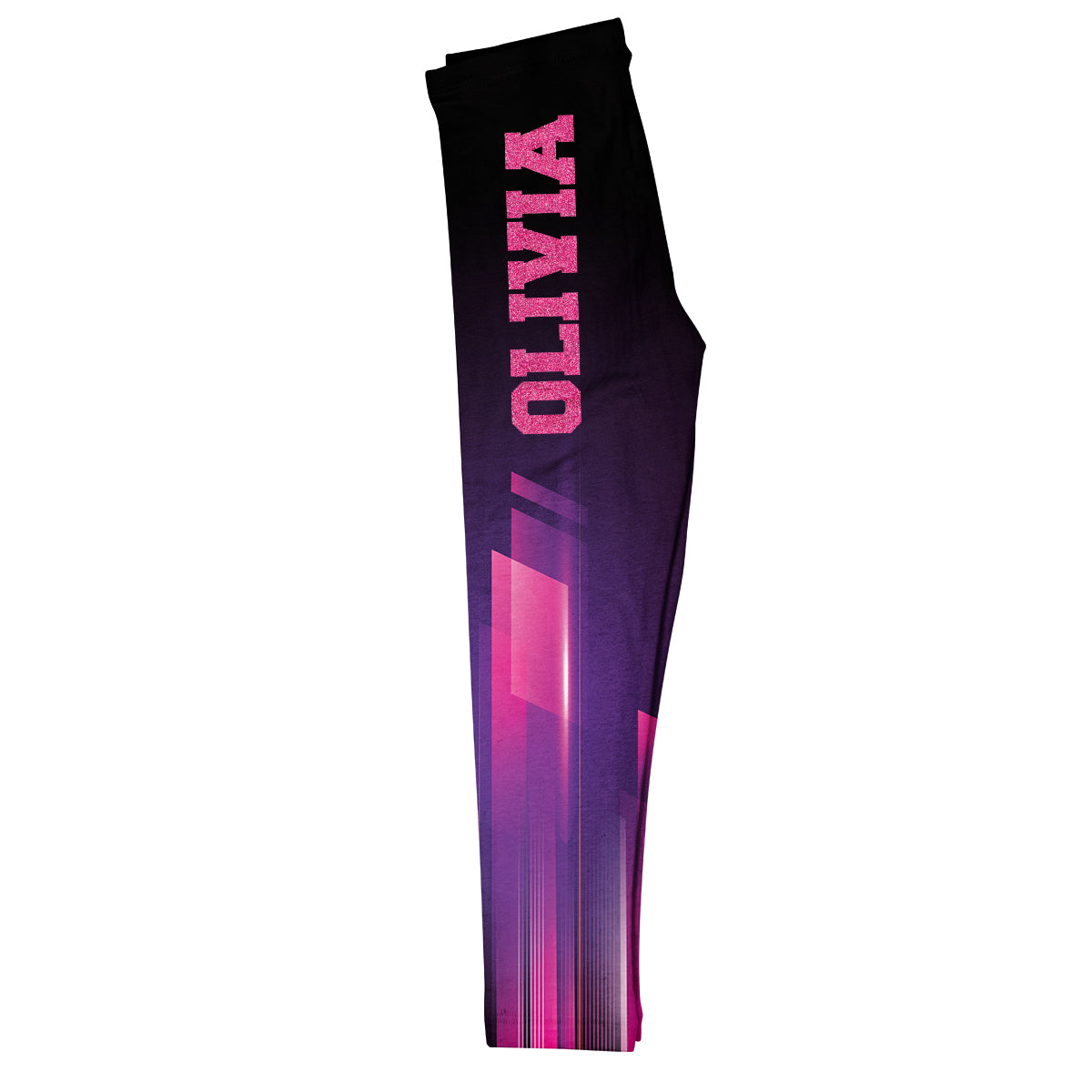 Geometric Purple Degrade Leggings - Wimziy&Co.