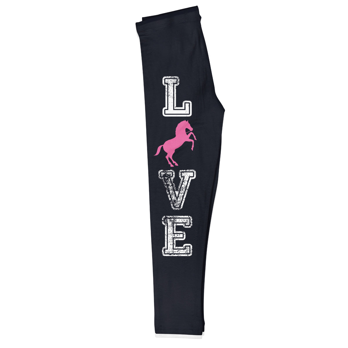 Love Horse Black Leggings - Wimziy&Co.