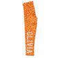 Name Orange Glitter Leggings