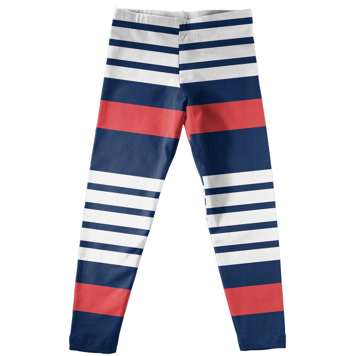 Navy and White Stripes Leggings