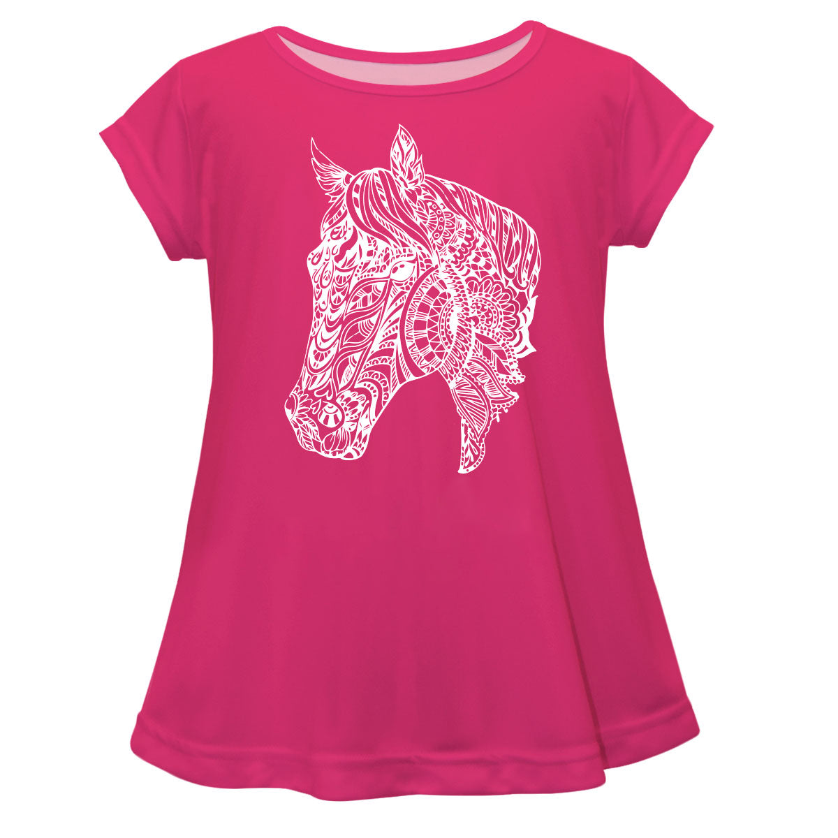 Horses Name Pink Short Sleeve Laurie Top - Wimziy&Co.