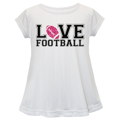 Love Football White Laurie Top