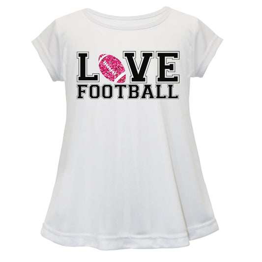 Love Football White Laurie Top