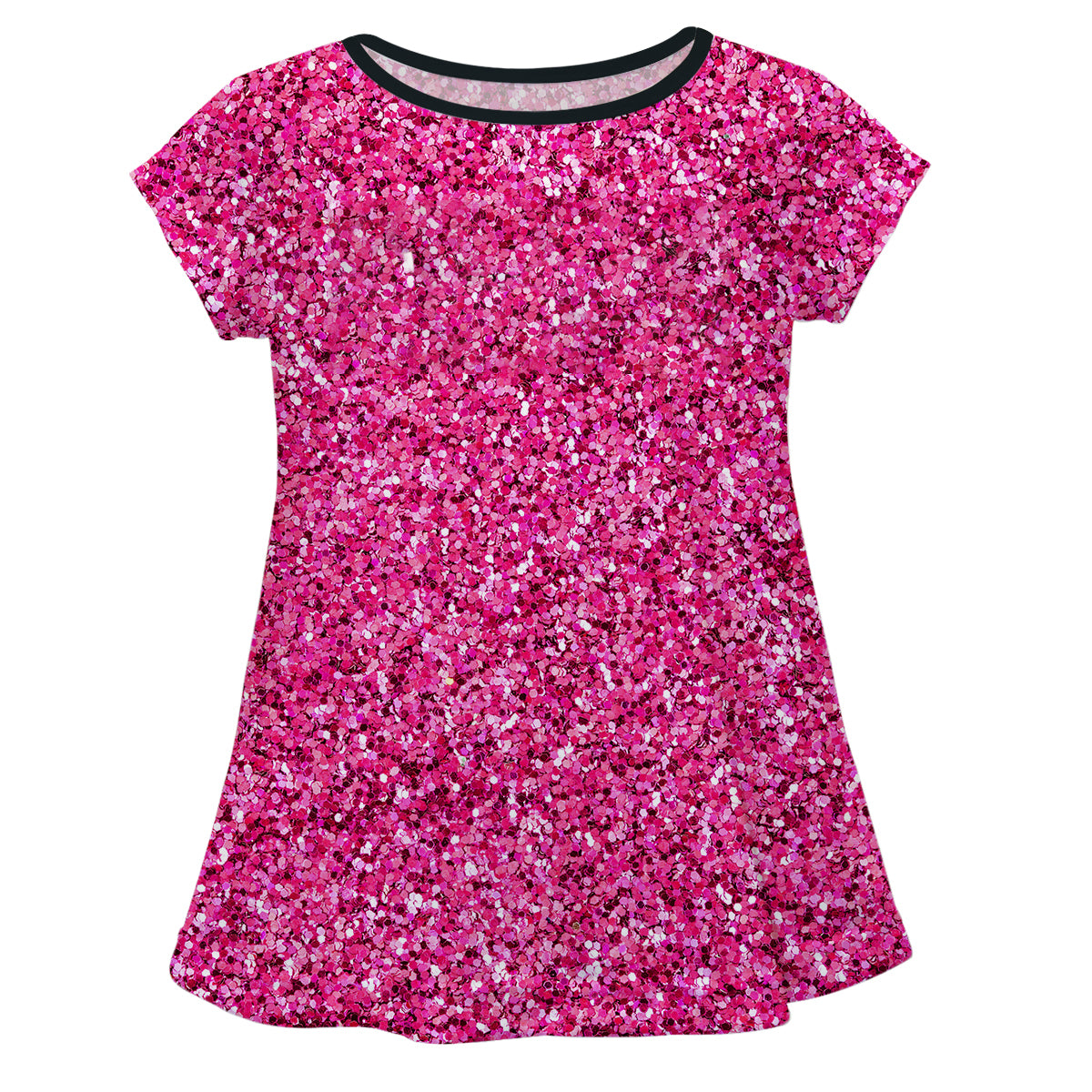 Black Name Glitter Pink Laurie Top - Wimziy&Co.