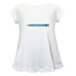Pencil Your Grade Name White Short Sleeve Laurie Top - Wimziy&Co.
