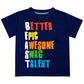 Beast Navy Short Sleeve Tee Shirt