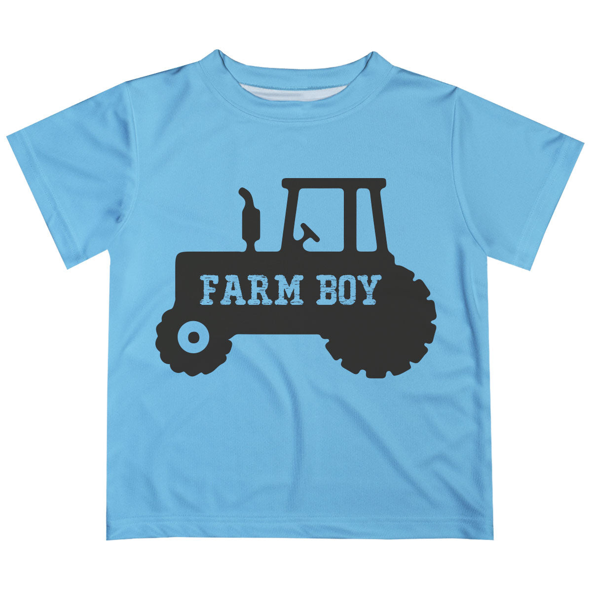 Farm Boy Light Blue Short Sleeve Tee Shirt
