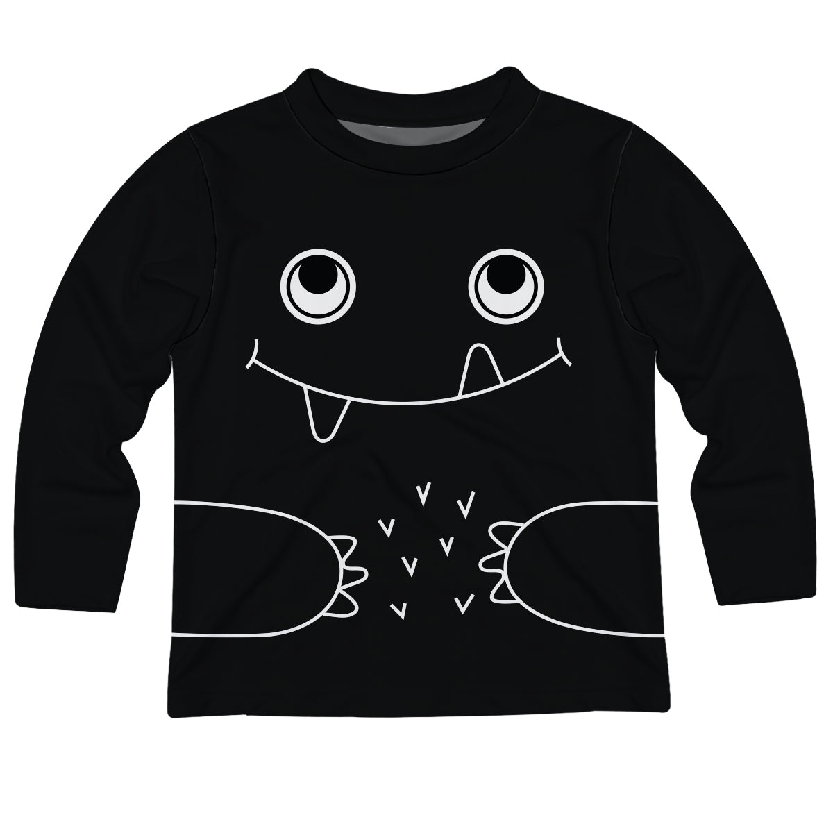 Monster Black Long Sleeve Tee Shirt