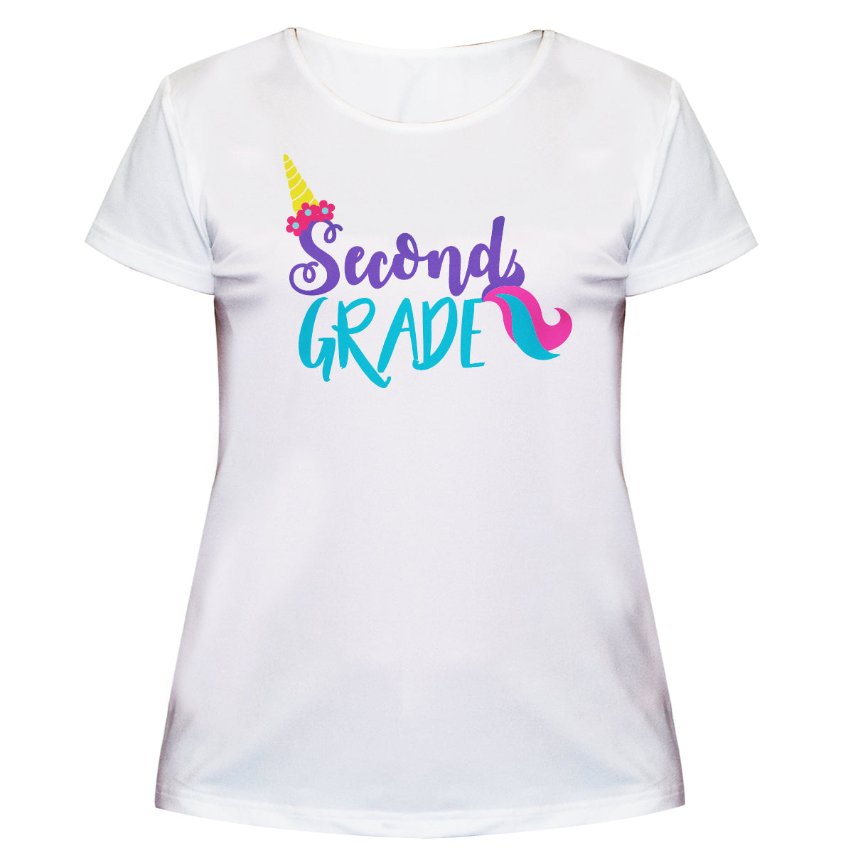 Unicorn Your Grade White Short Sleeve Tee Shirt