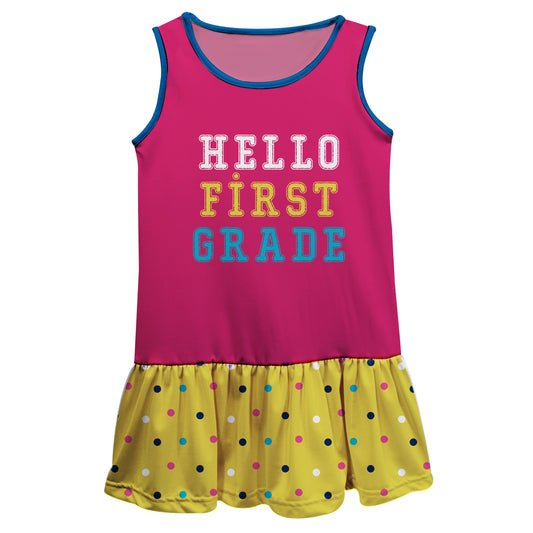 Hello You Grade Pink And Yellow Lily Dress