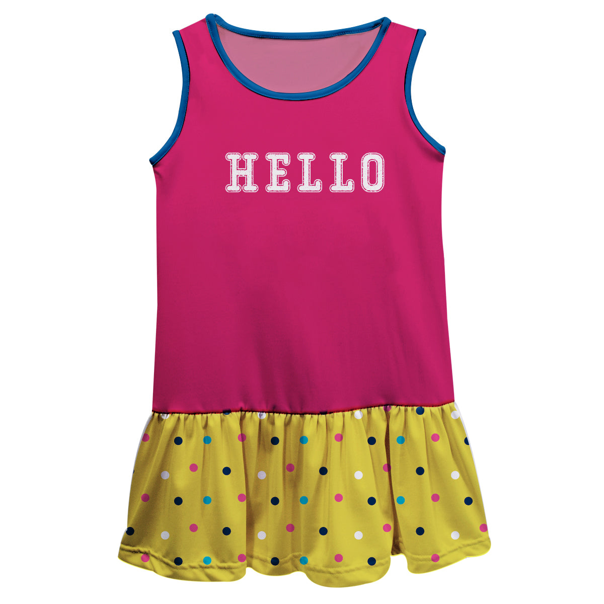 Hello You Grade Pink And Yellow Lily Dress - Wimziy&Co.