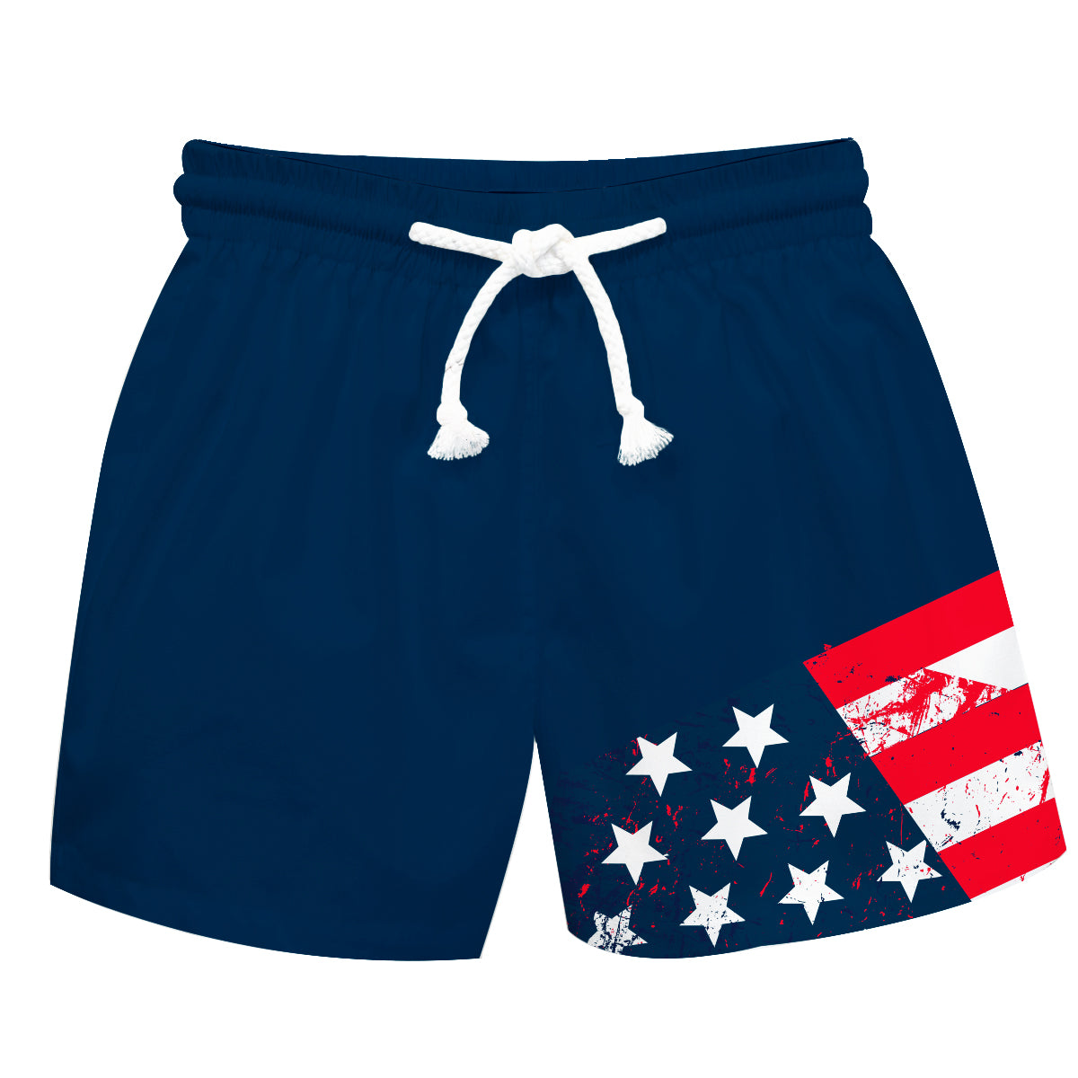 USA Flag Navy Swimtrunk