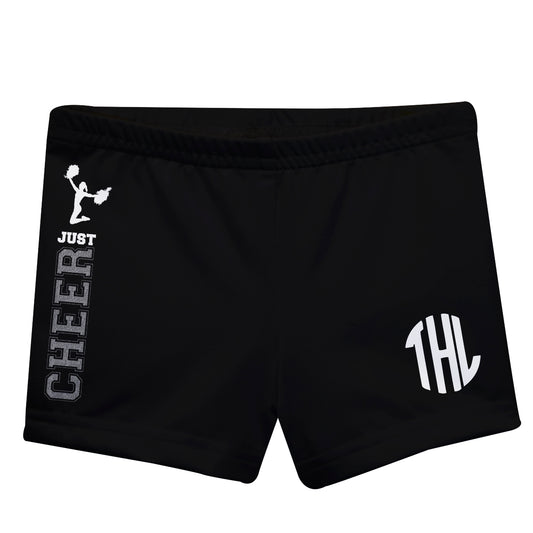 Just Cheer Monogram Black Shorties