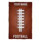 Football Ball Personalized Name Towel 51 x 32