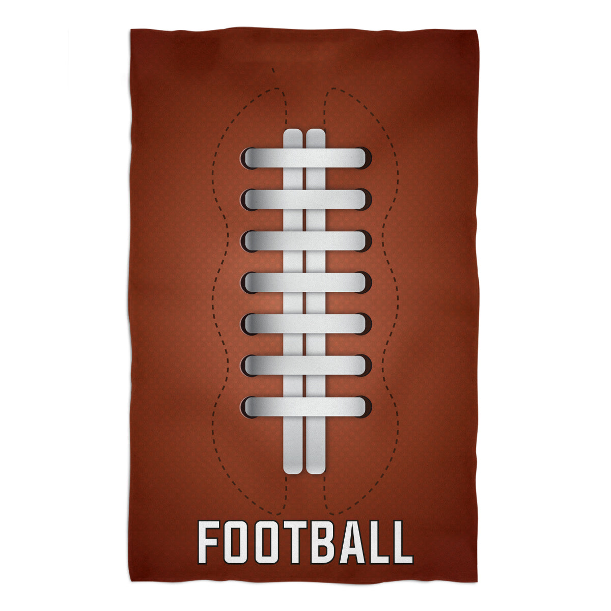 Football Ball Personalized Name Towel 51 x 32 - Wimziy&Co.