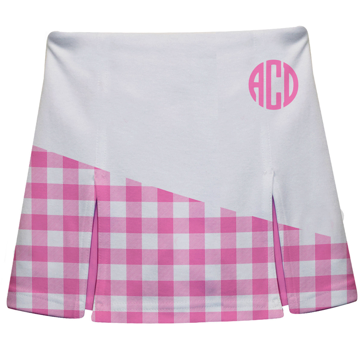 Monogram White and Pink Skort - Wimziy&Co.