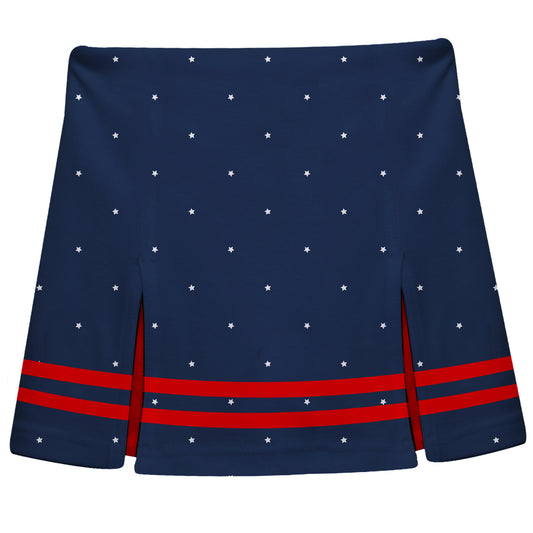 Stars Print Navy Skort