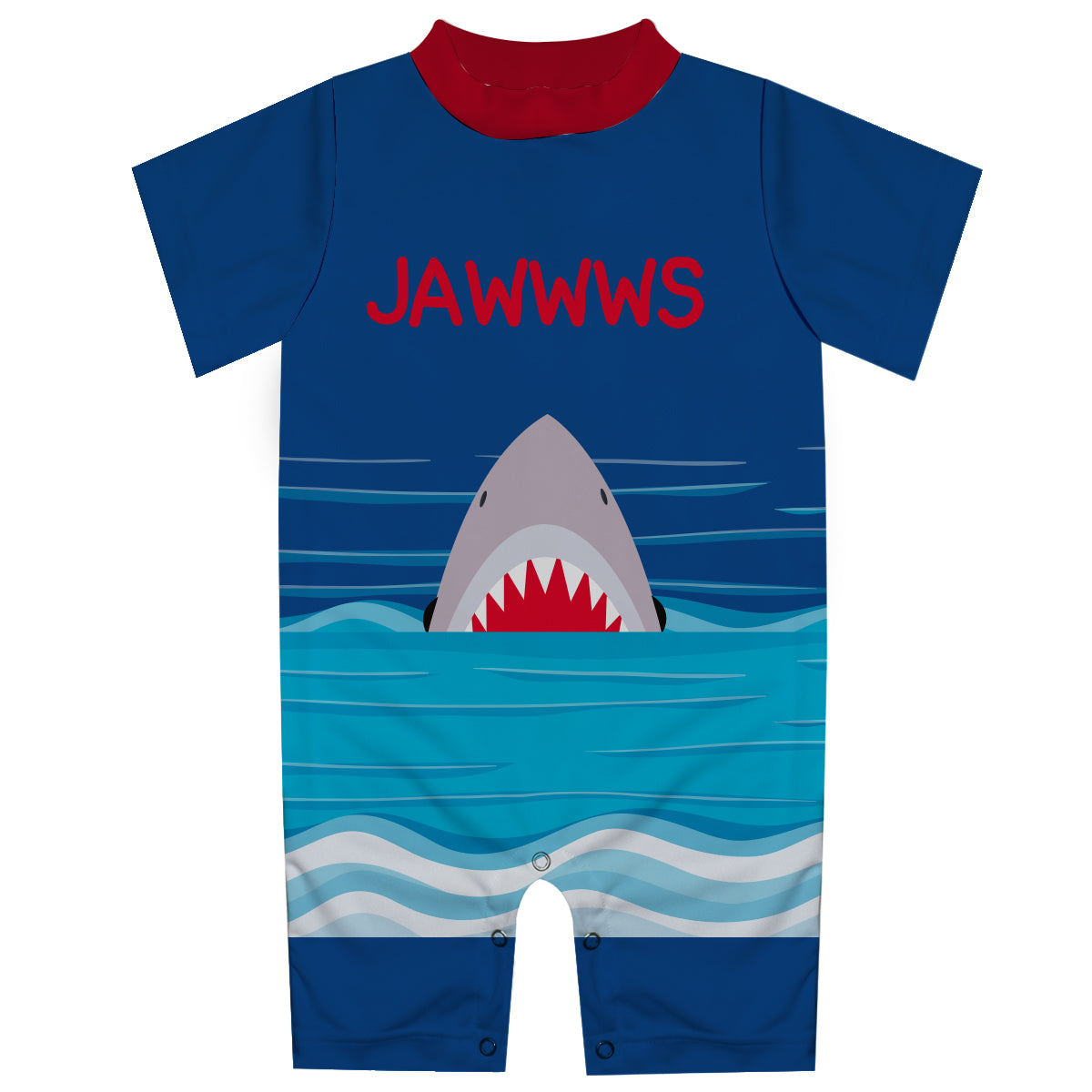 Shark Royal Romper Rash Guard