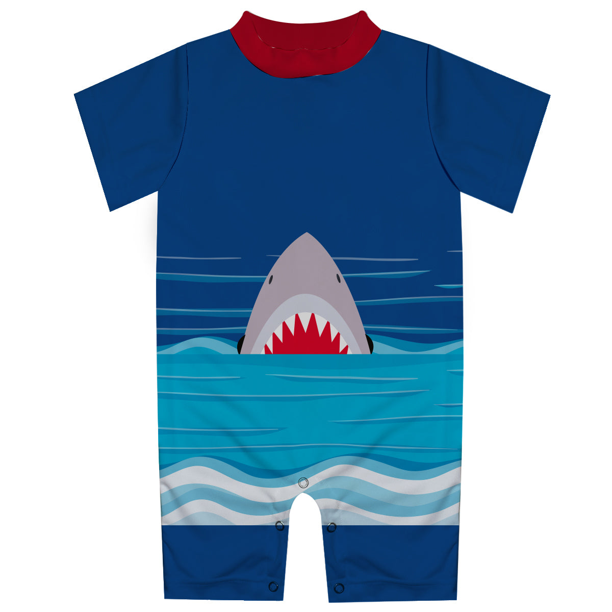Shark Royal Romper Rash Guard - Wimziy&Co.