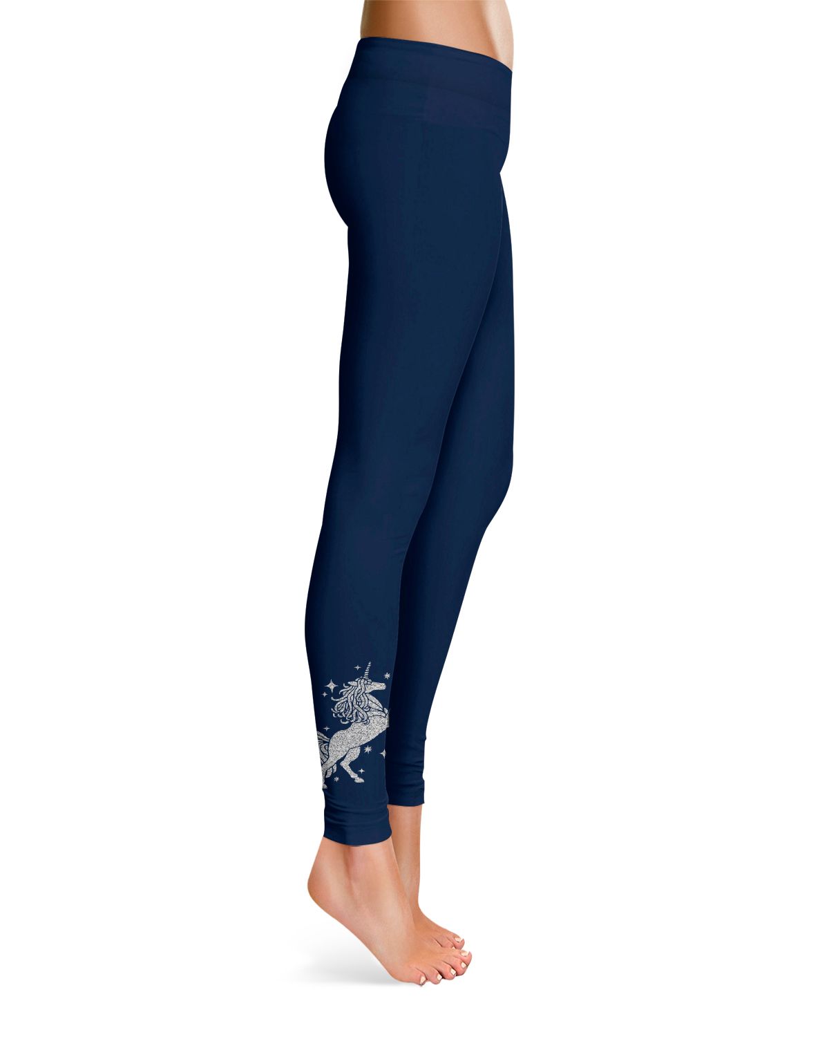 Mother Of Unicorn Navy Leggings - Wimziy&Co.