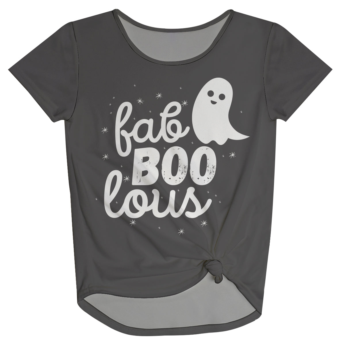 Faboolous Gray Knot Top