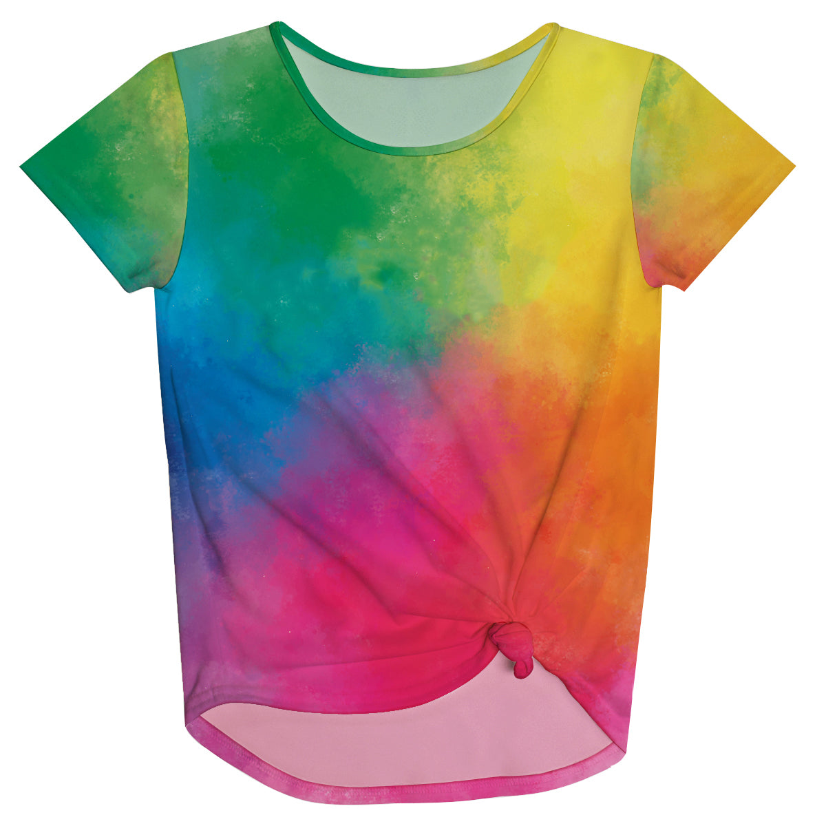 Rainbow Dust Knot Top