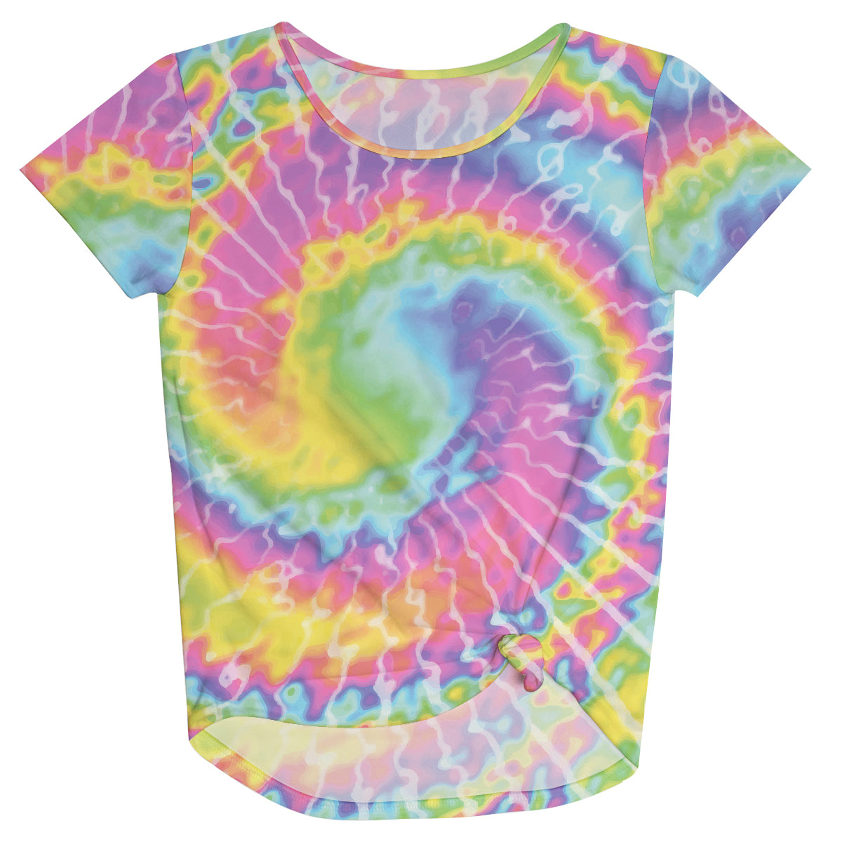 Tie Dye Colors Knot Top
